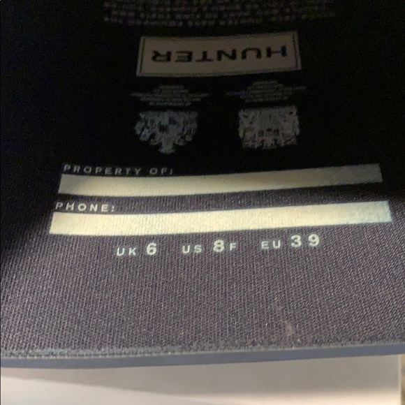 Matte Navy Hunter Rain Boots - Picture 5 of 5